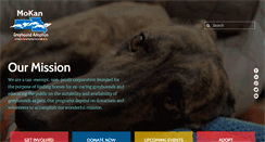 Desktop Screenshot of mokangreyhounds.org