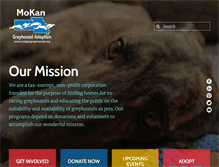 Tablet Screenshot of mokangreyhounds.org